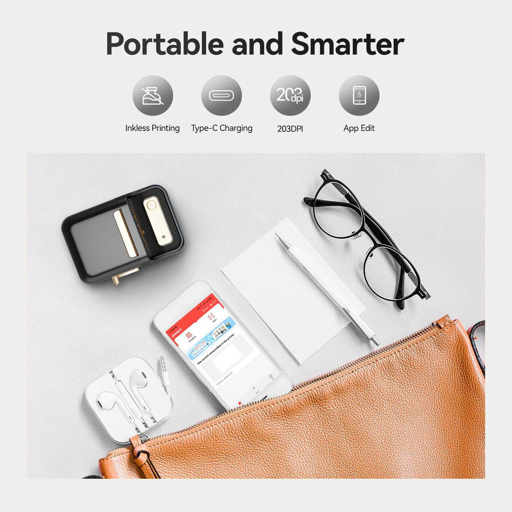 NIIMBOT B21 Bluetooth Thermal Label Printer, Efficient for Home, Office, Business