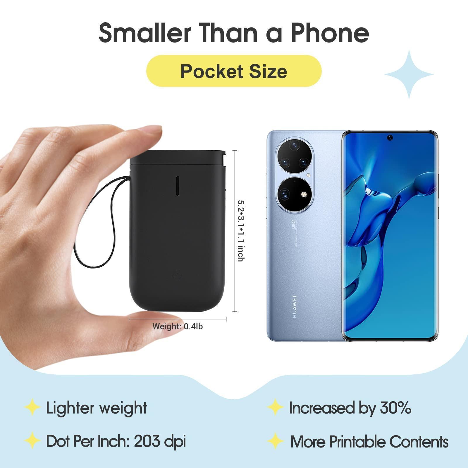 NIIMBOT D11 0.5 Inch Label Maker Machine with Tape - Versatile Labeling Solution