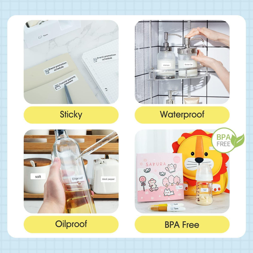 NIIMBOT D11 0.5 Inch Label Maker Machine with Tape - Versatile Labeling Solution