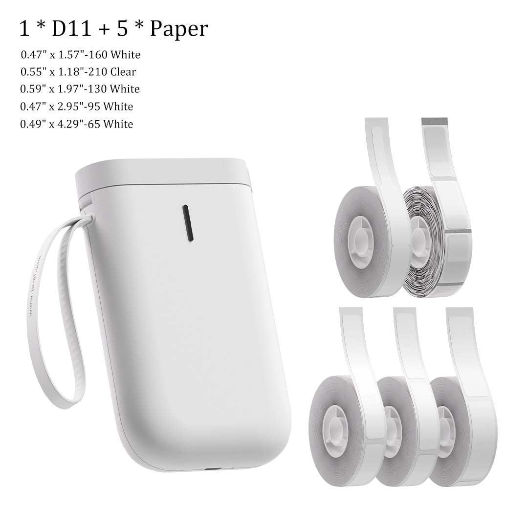 D11 Portable Printer and Paper Set
