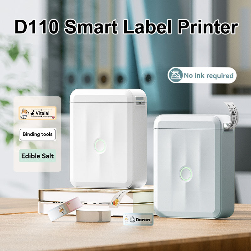 NIIMBOT D110 Upgraded Bluetooth Printer for Office, Home, Kitchen, School