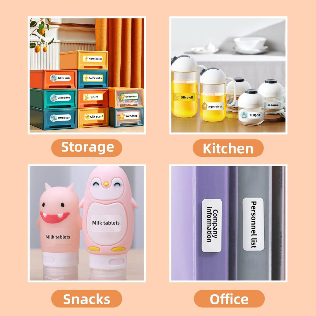 NIIMBOT D110 0.5 Inch Label Printer with Tape - Efficient Labeling On-the-Go