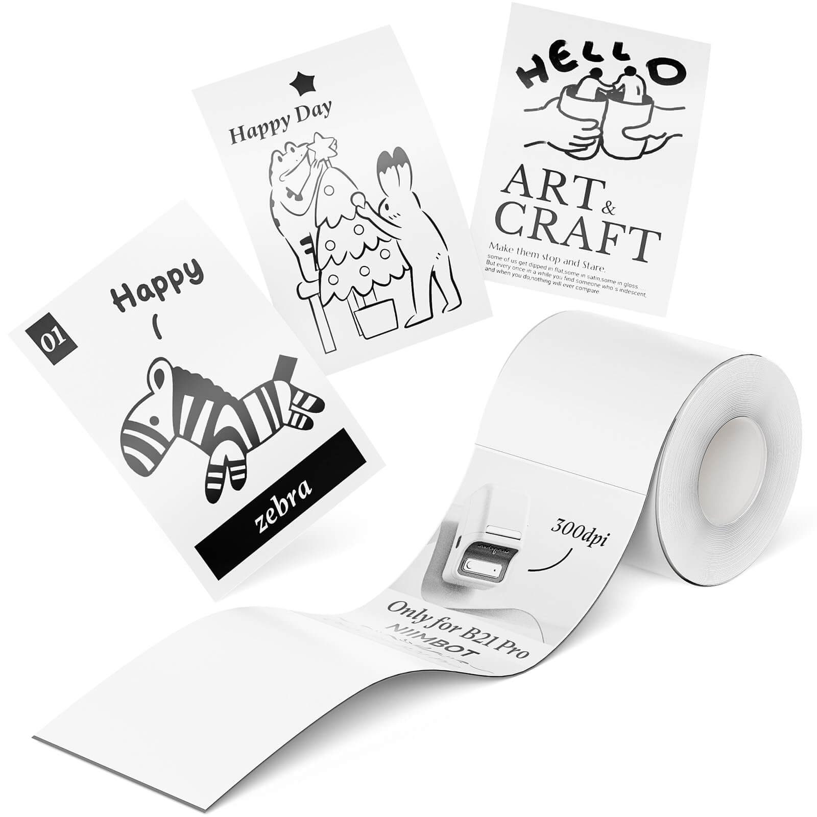 Photo Papers, Red&Black Labels for B21 Pro