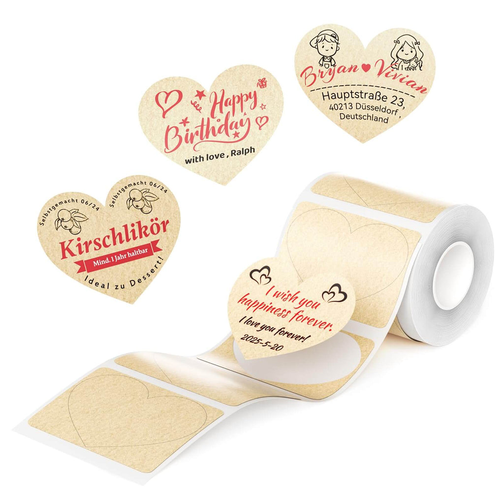 Photo Papers, Red&Black Labels for B21 Pro